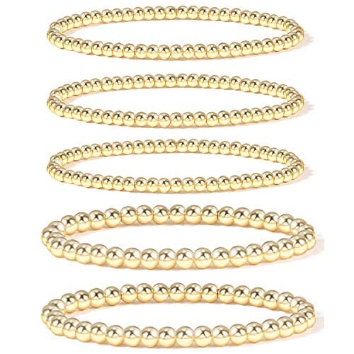 Badu Gold Plated Bead Bracelet for Women