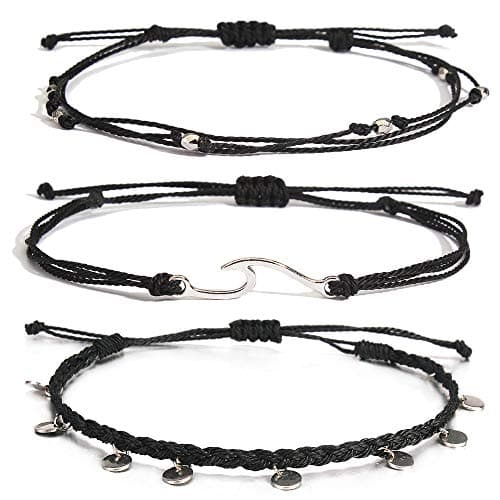 Lynnaneo WaterProof Stainless Steel Coin Anklet Boho Jewelry for Women