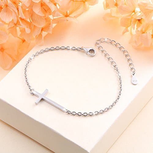 S925 Sterling Silver Evil Eye Starfish Heart Anklet for Women