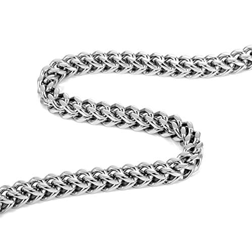 Stunning Thick 8 mm Silver Stainless Steel Men's Necklace Chain