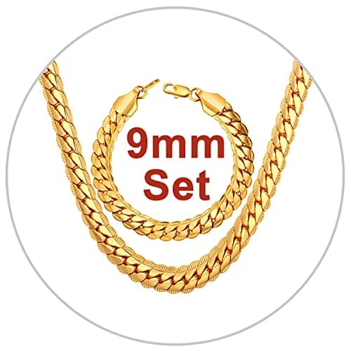 Refined Title: Stainless Steel Miami Cuban Link Chain for Men and Women, 3/6/9/12mm Width, 18-30 Inch Length