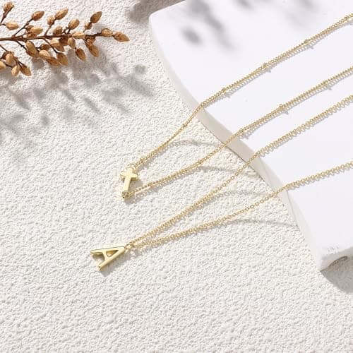 Trendy 14k Gold Plated Cross Choker Necklace for Women
