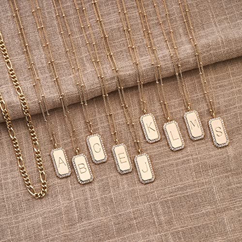 TONTMY STUDIOS Gold Initial Necklace & Choker Set