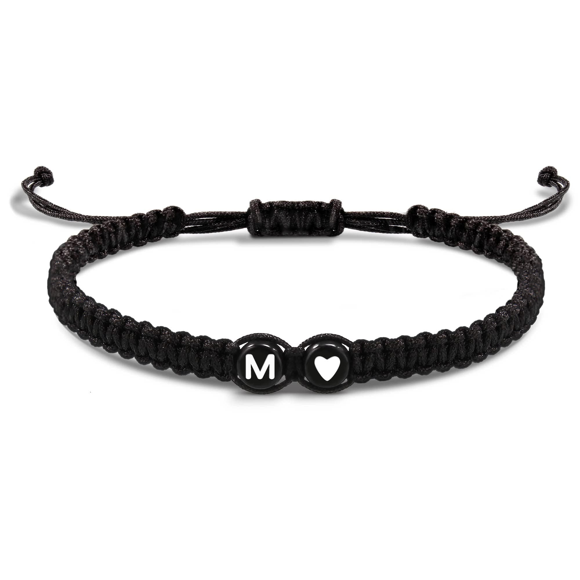Trendy Btysun Initial Bracelets A-Z for Women and Friends Heart Link Gifts
