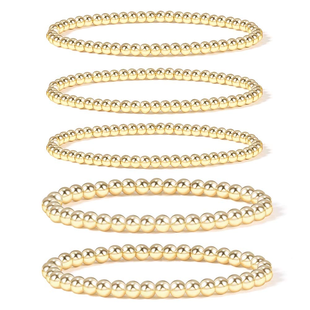 Badu Gold Plated Bead Bracelet for Women