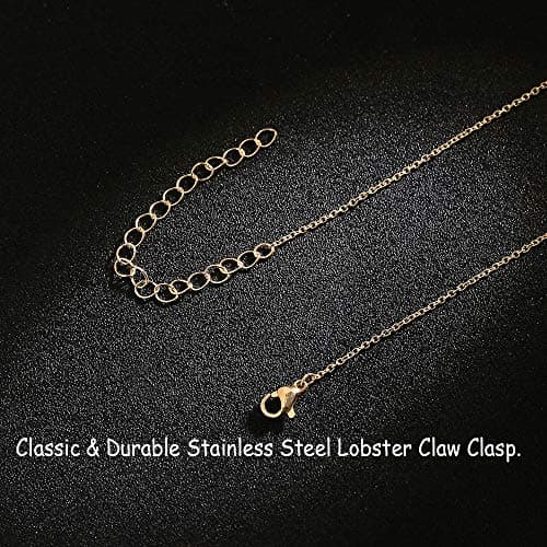 Wishoney A-Z Letter Pendant Women's Initial Necklace Jewelry