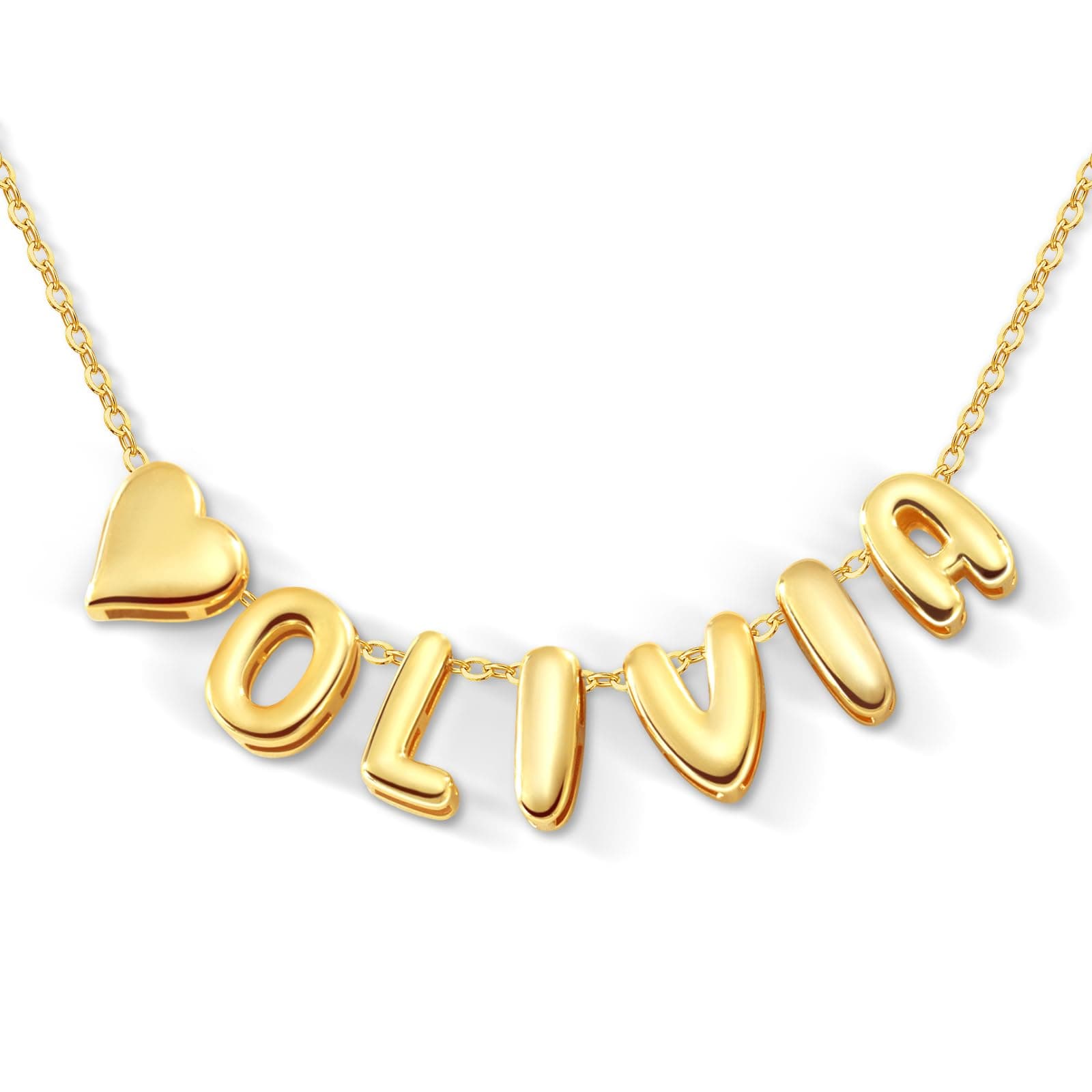 Yopicks Custom Initial 14K Gold Plated Necklaces for Women | Personalized Mama Gift