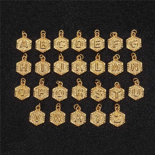 18K Gold & Silver Anklet Bracelets for Women & Men with Custom Initials