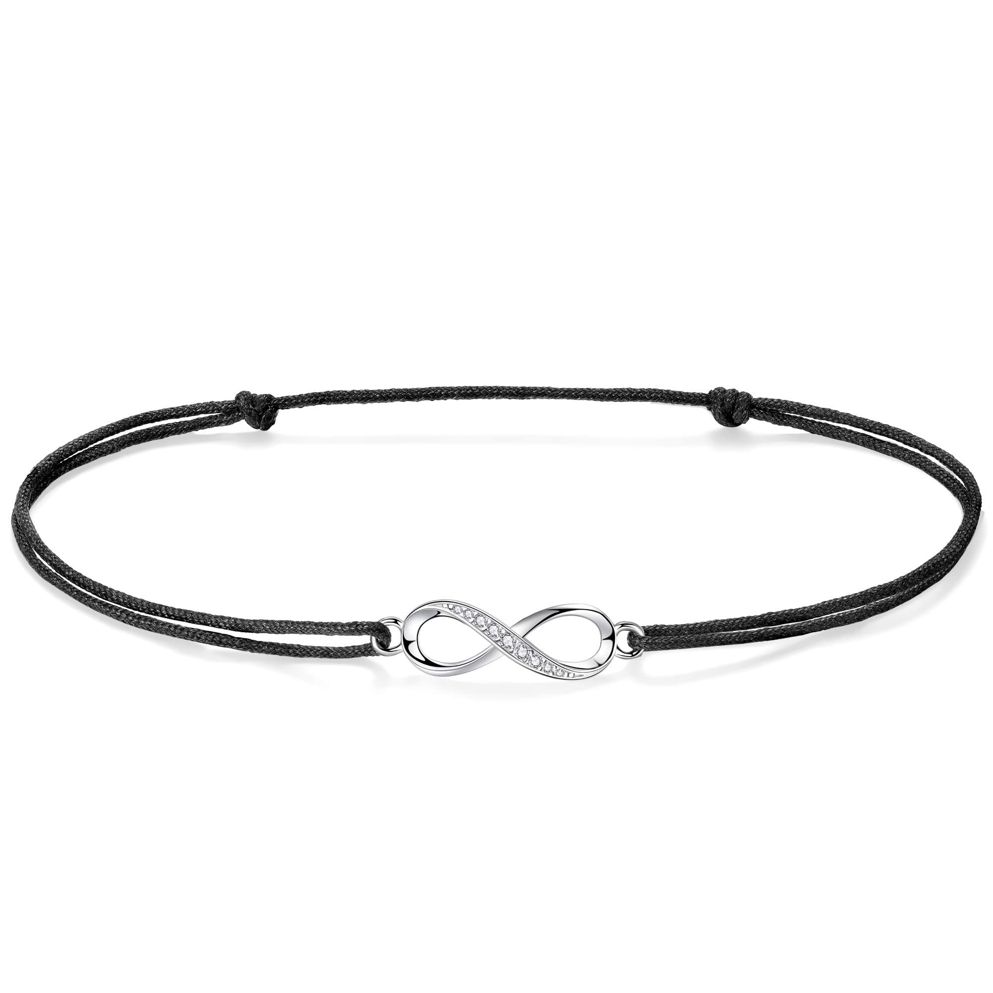 ZENI Infinity Soft Rope Anklet for Women Adjustable Love Bracelet Gifts