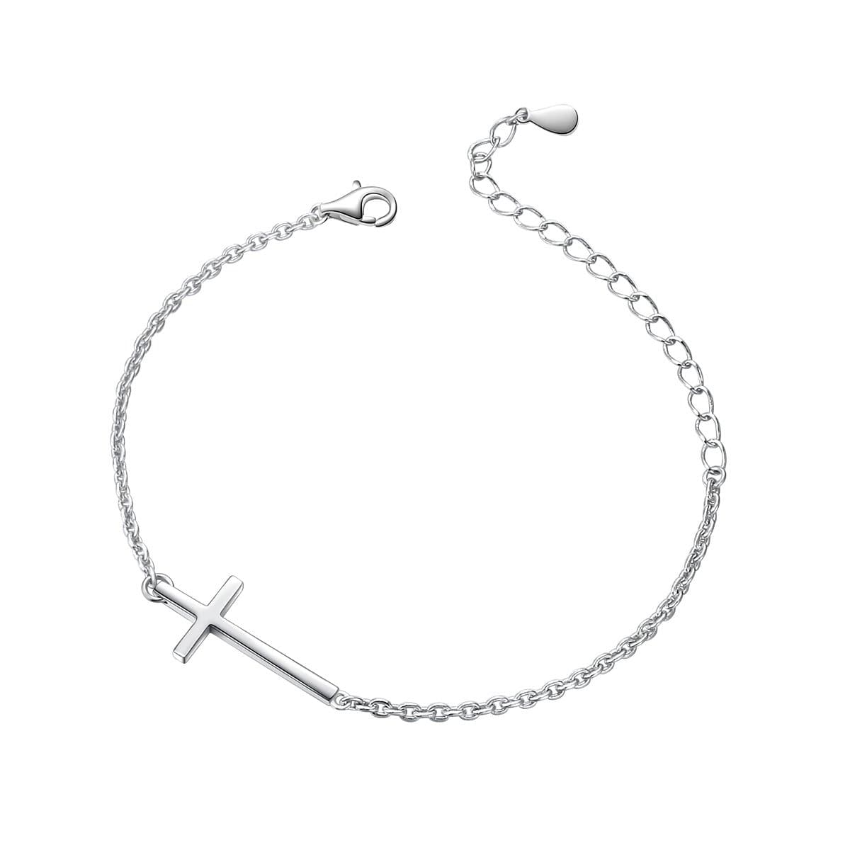S925 Sterling Silver Evil Eye Starfish Heart Anklet for Women