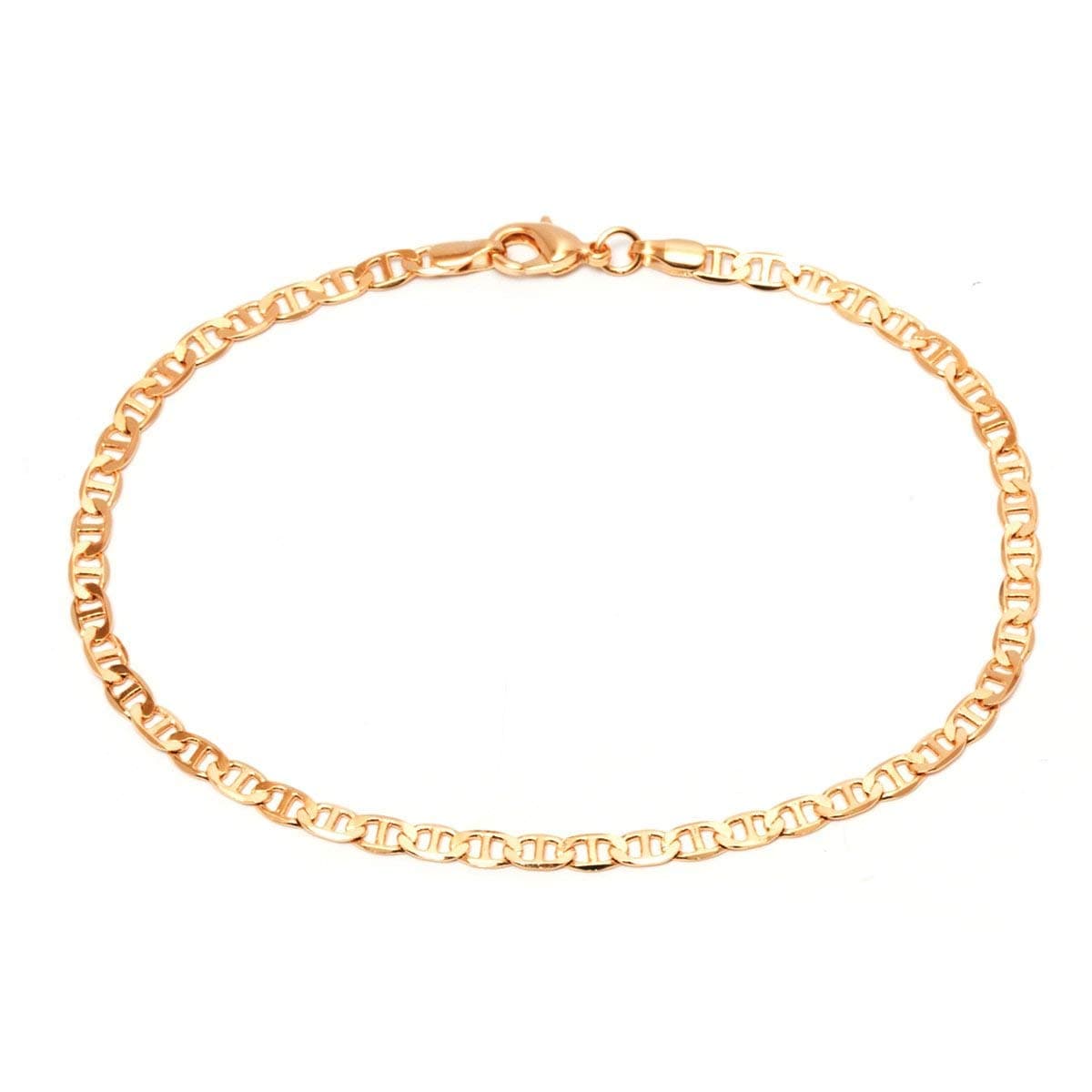 Gold Plated Marina Link Anklet for Women