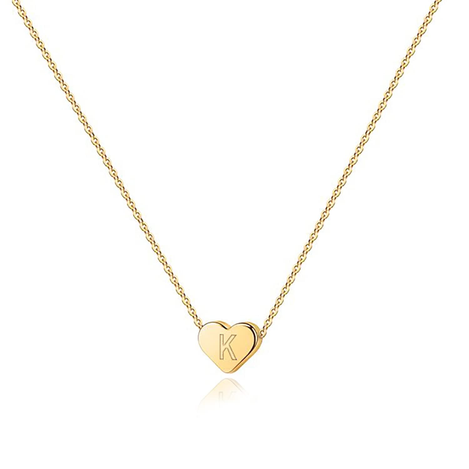 PavoI 14K Gold Plated Tiny Heart Necklace | Personalized Choker for Women