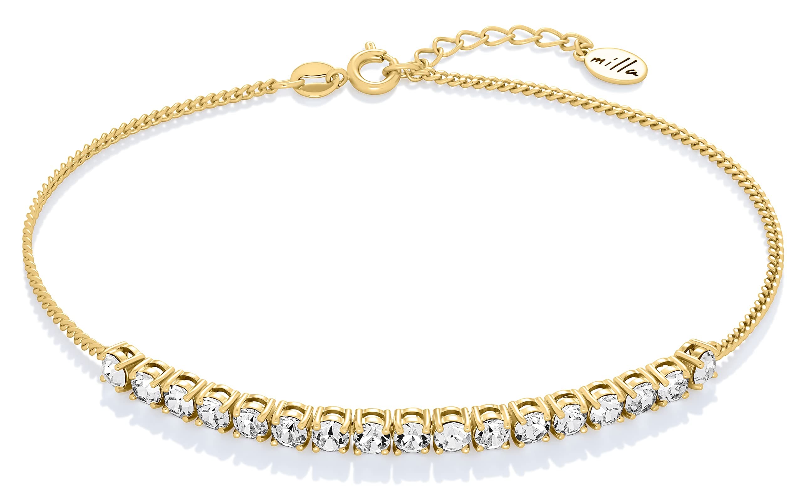 Waterproof 14K Gold & Sterling Silver Plated Anklets for Women